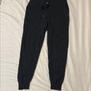 Quince 100% Cashmere Dark Gray Joggers Sweatpants Size Medium Retail $119
